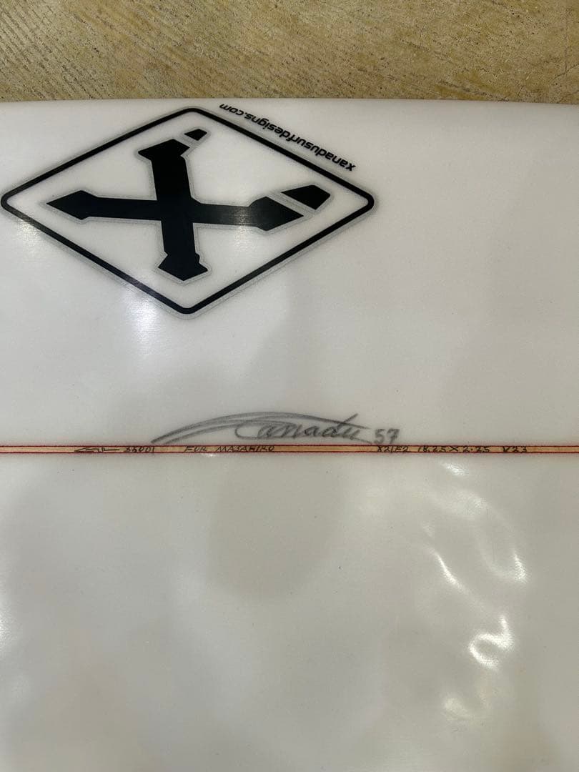 XANADU X21 5'7 18.25 2.25 23L 米国製リアルシェープ