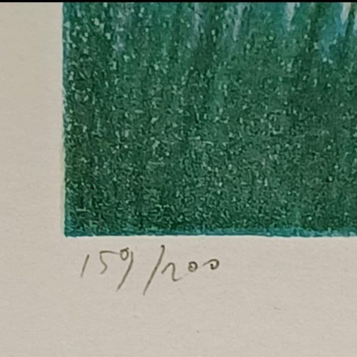 ダニエル・ボネック【花に囲まれた家】限定リトグラフ ＊サイン入り