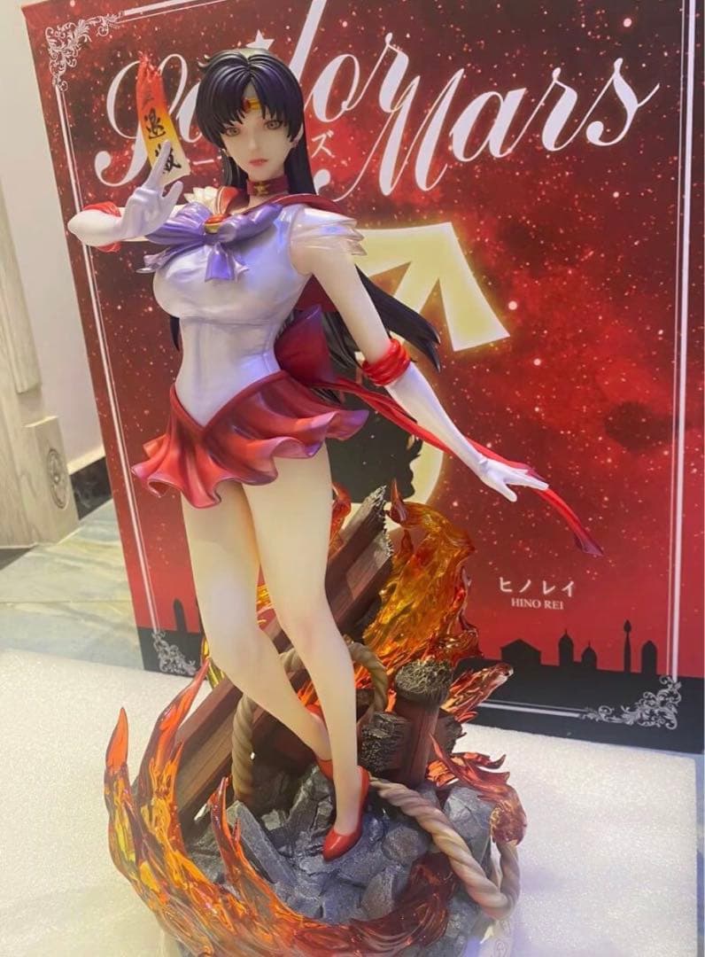 少女戦士セーラームーン 火野レイ樹脂フィギュア ガレージキット 1/4スケール