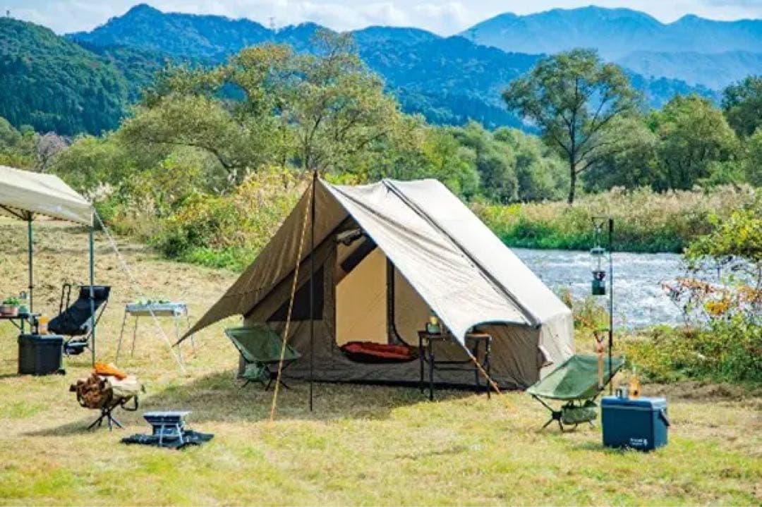 コメリエアーフレームテント& グランドシートセット2.7×3.5m[新品未開封]