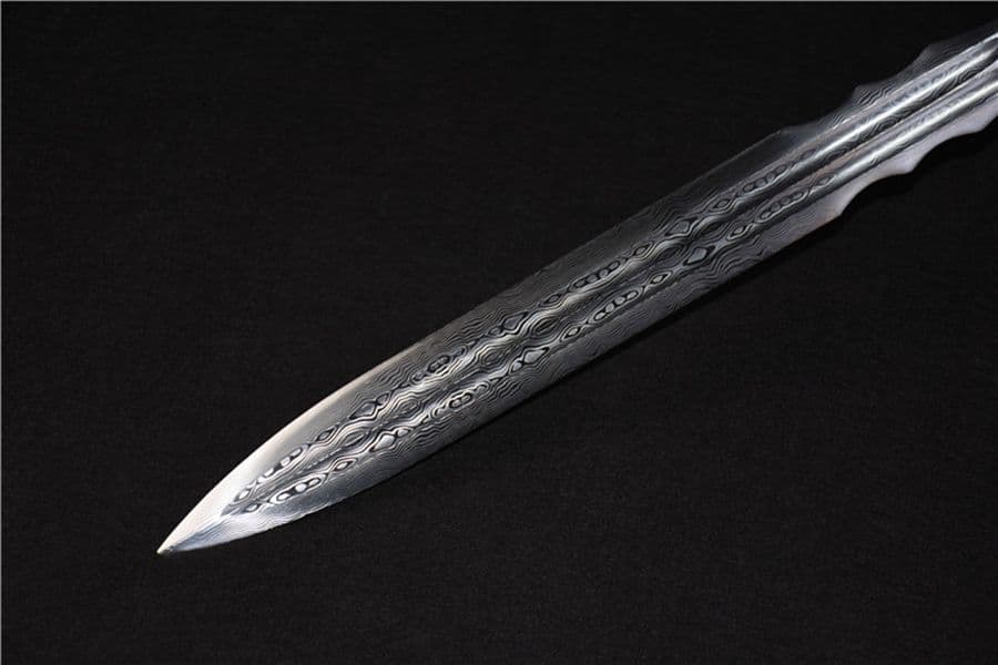 模様入り大鵬槍 古兵器   武具　刀装具　日本刀　模造刀   居合刀 長尺