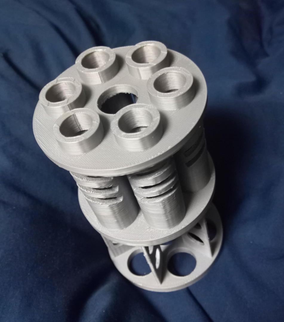 M61 バルカン 銃口退制退器 ( マズルブレーキ ) とバレル基部のキット