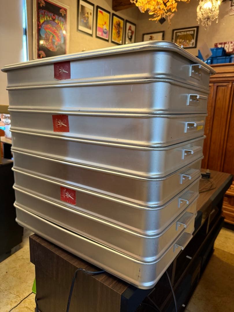 ヨシナリ　業務用 アルミ 番重 システムバット 手付 取っ手 板取手