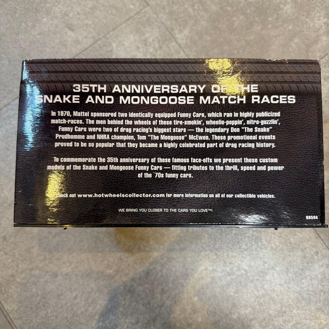 ミニカー Hot Wheels Snake and Mon 35th