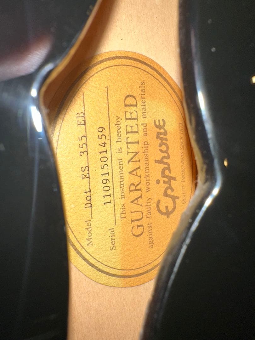 早い者勝ち！メッキ光沢品✨️Epiphone DOT ES 355 Bigsby