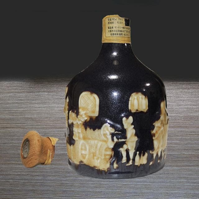 【未開栓・コルク折れ】SUNTORY サントリー ザウィスキー 有田焼ボトル