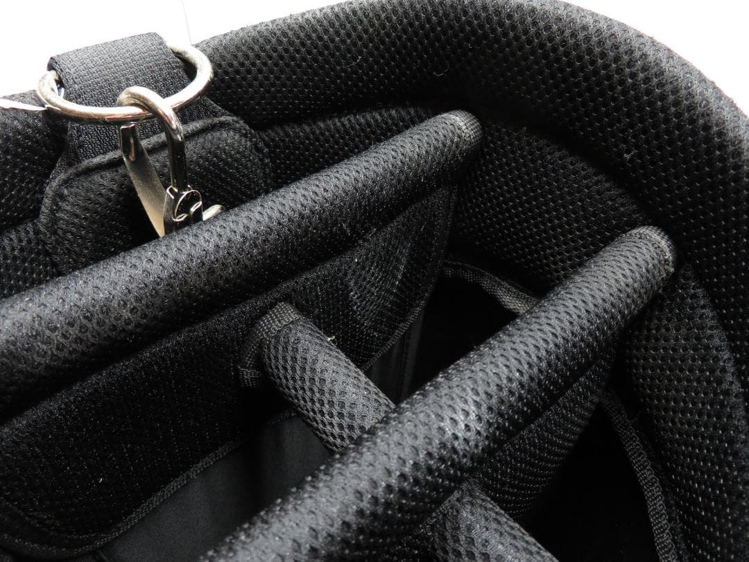 未使用保管品 アディダス adidas キャディバッグ ブラック×ホワイト