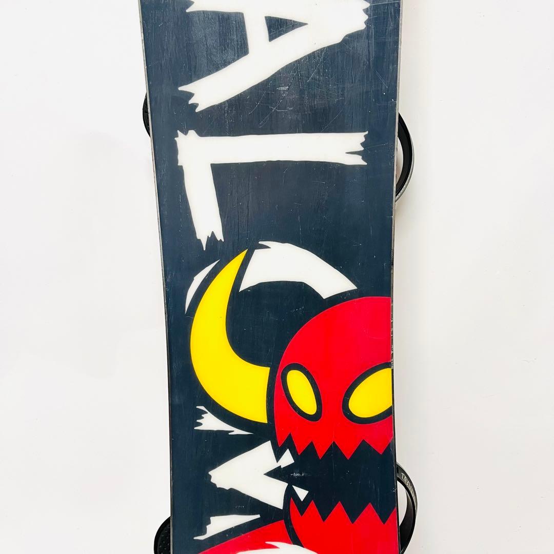 未使用　バートン　ビンディング付　サロモン　ジュニア　スノボセット　スノーボード