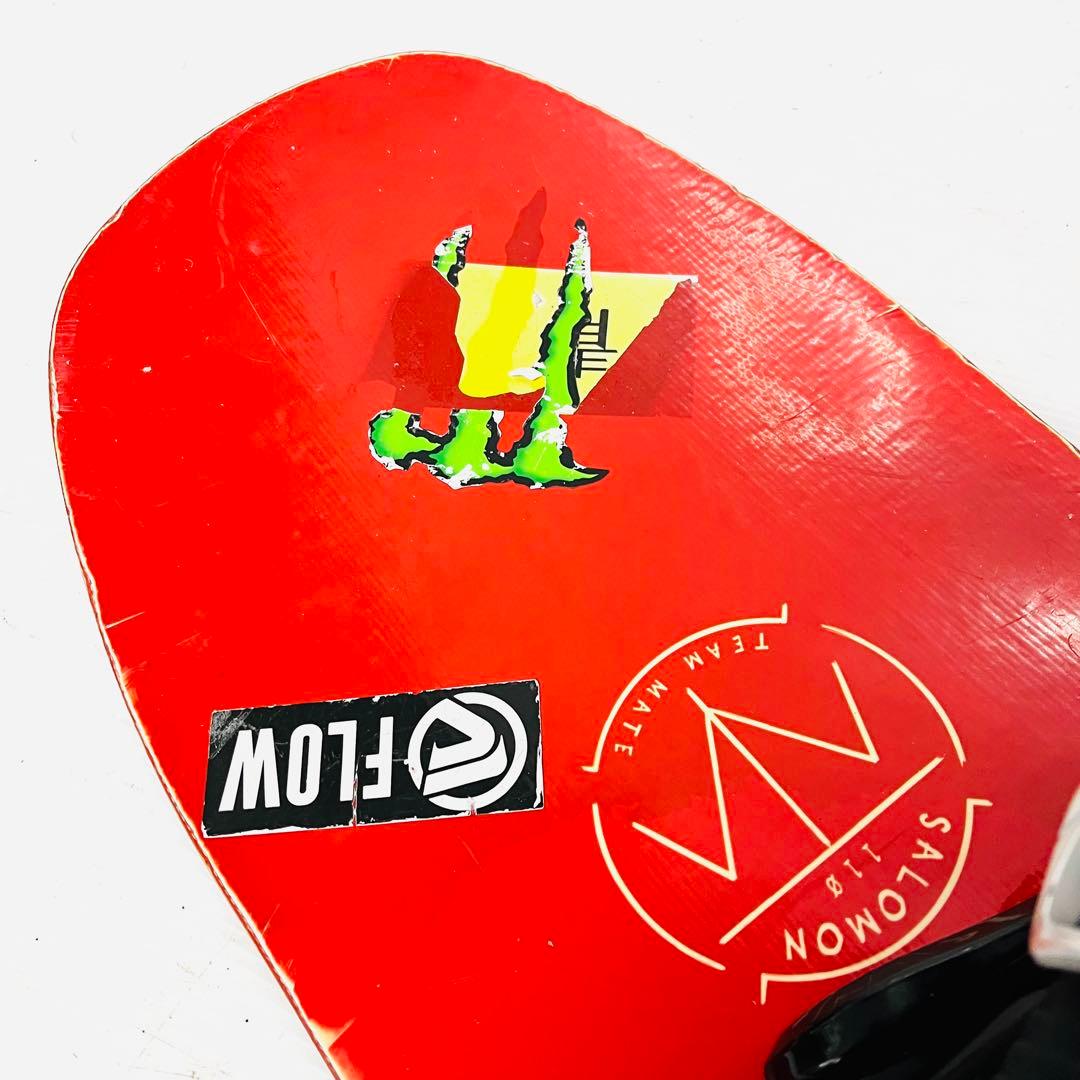 未使用　バートン　ビンディング付　サロモン　ジュニア　スノボセット　スノーボード