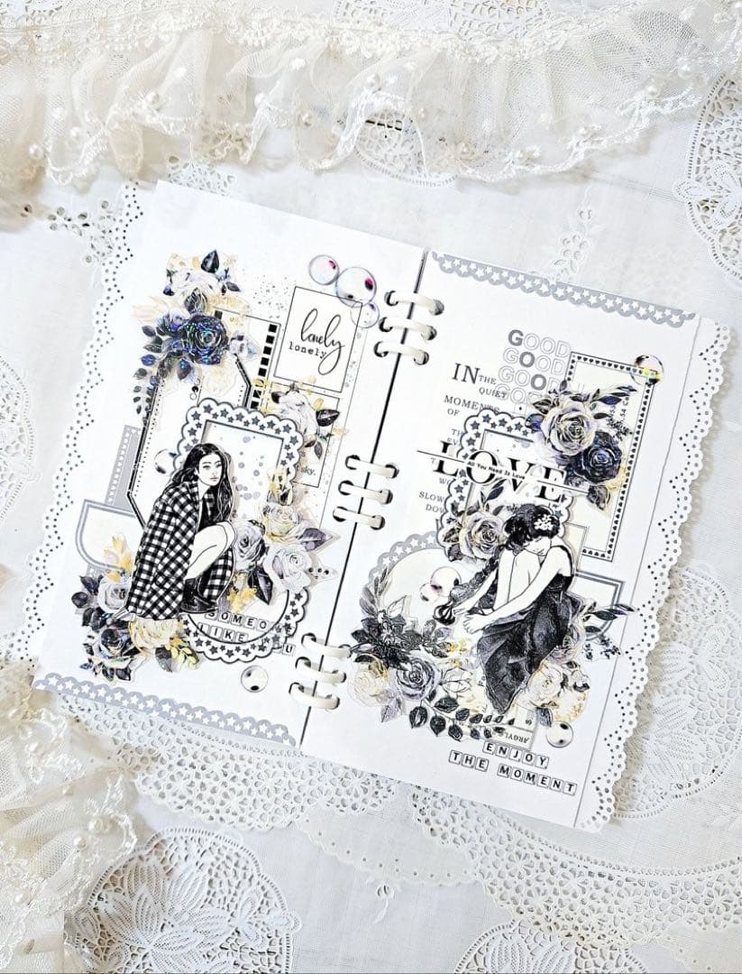 コラージュ素材　紙もの　素材紙　【2297】