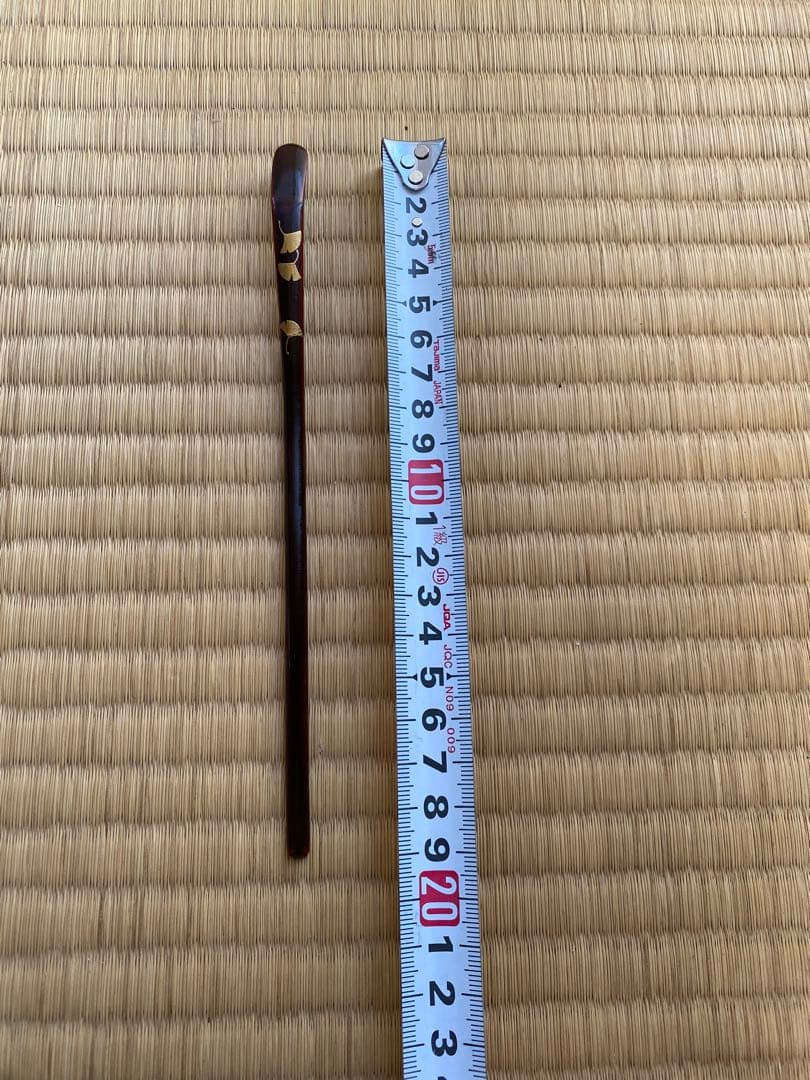 茶杓 大徹 輪島 共箱あり 金蒔絵 茶道具 漆芸