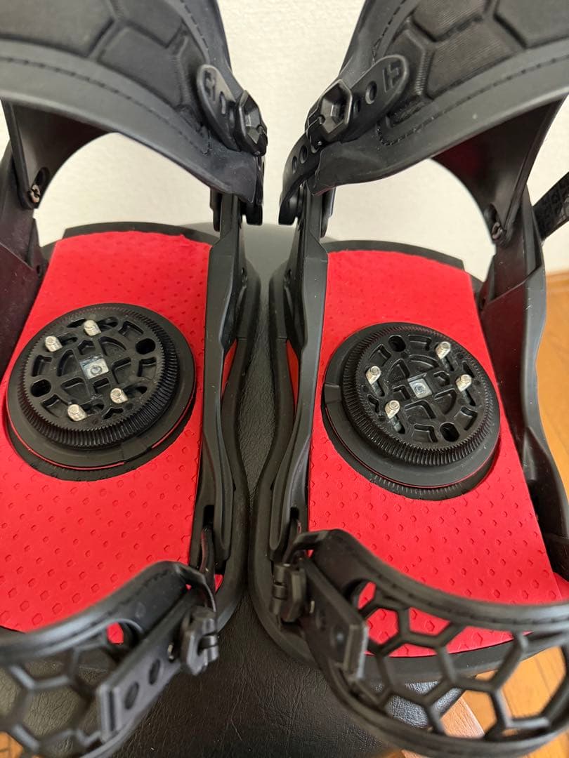 UNION STRATA ビンディング ブラック/レッド　Sサイズ