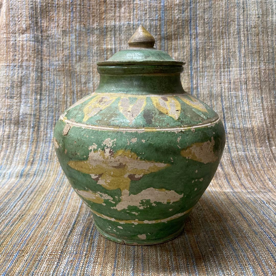 中国陶器　遼時代　遼三彩