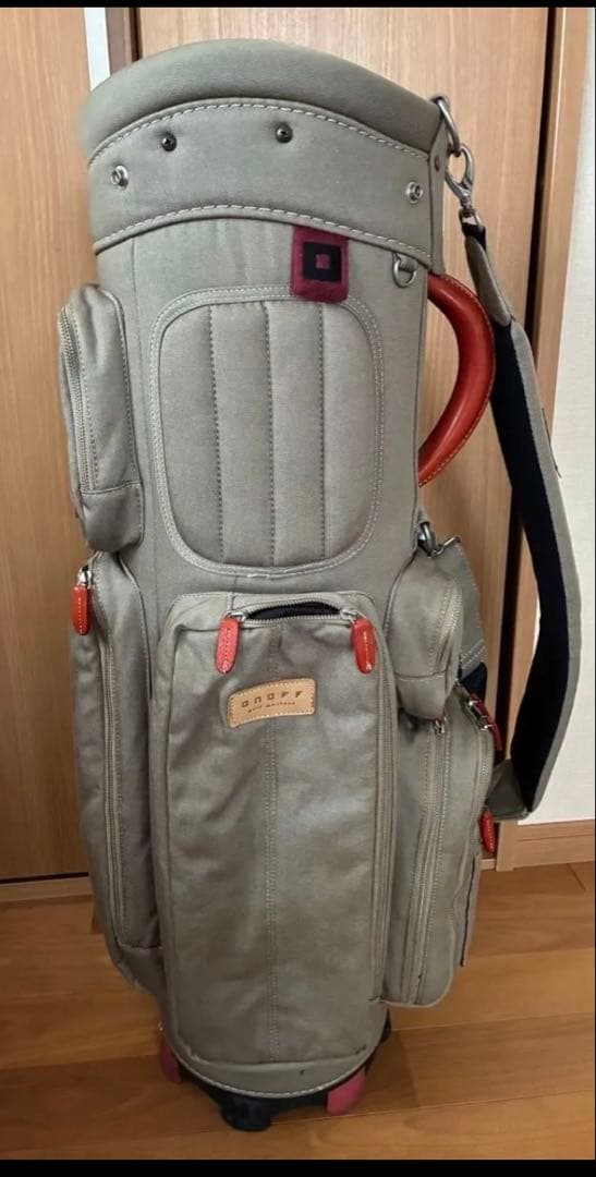 希少 オノフ ONOFF キャディーバッグ サンドベージュ
