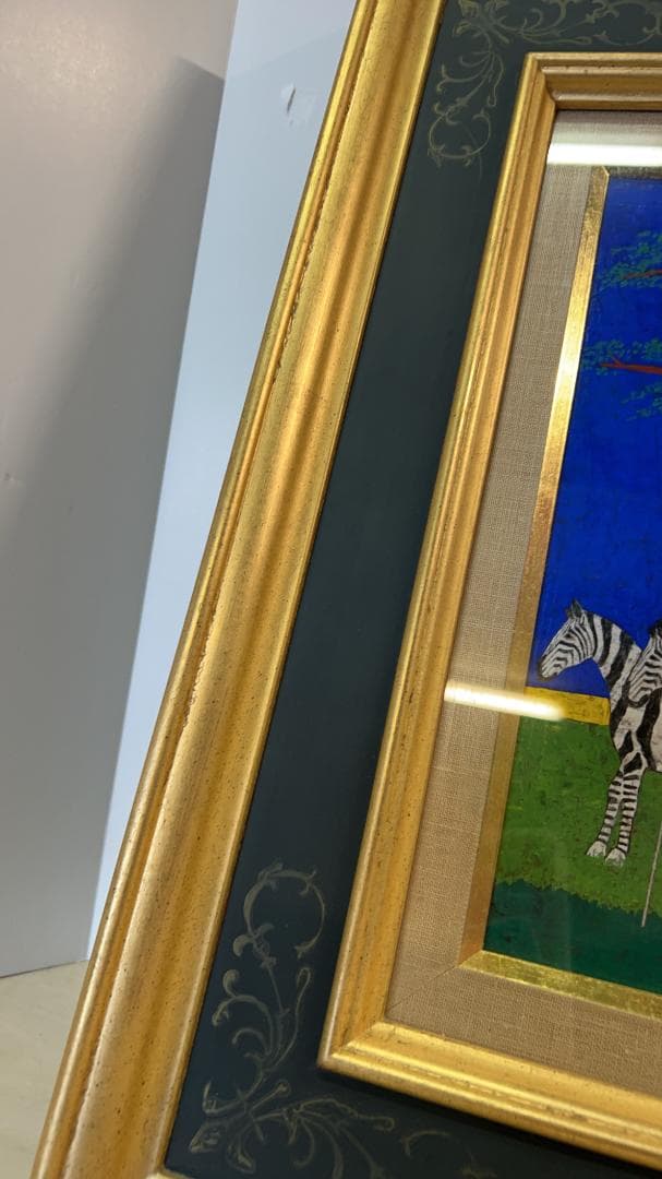 加藤照　王様の御休憩　コーケンの額縁つき