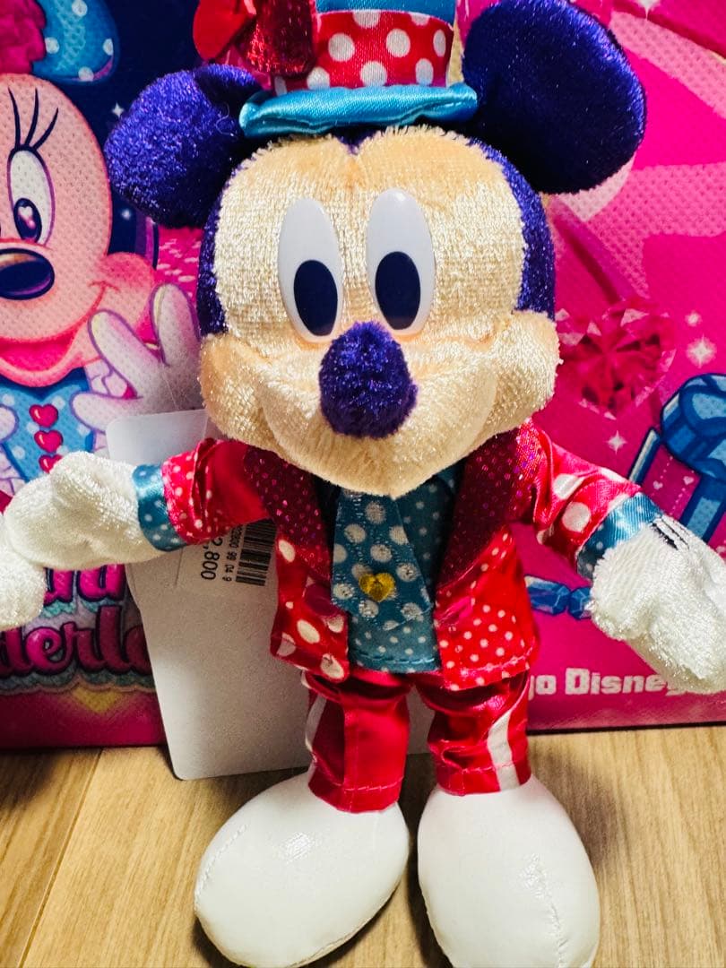 パルパルーザ 新品未使用 ミッキー ミニー ファンダーランド　　ぬいぐるみバッジ