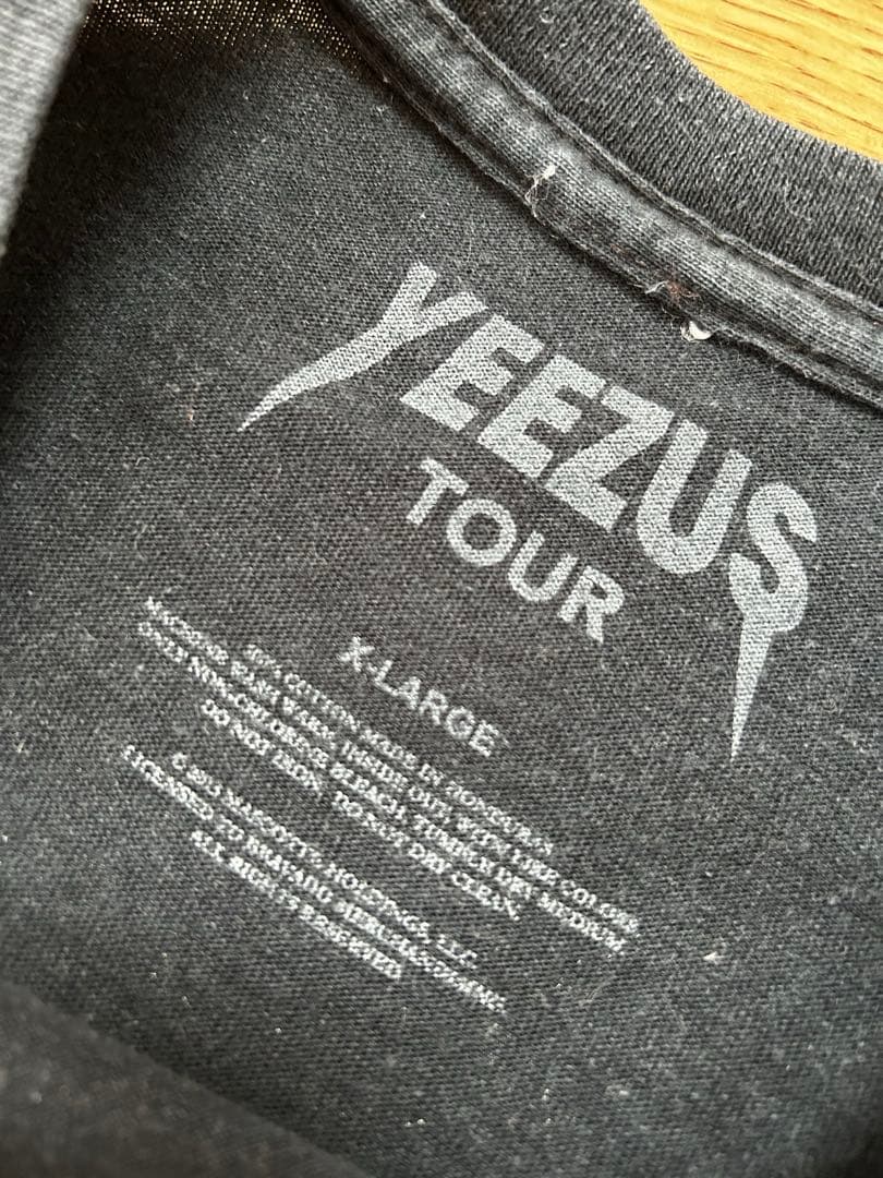 レア／Kanye West YEEZUS tour T-shirt XLサイズ