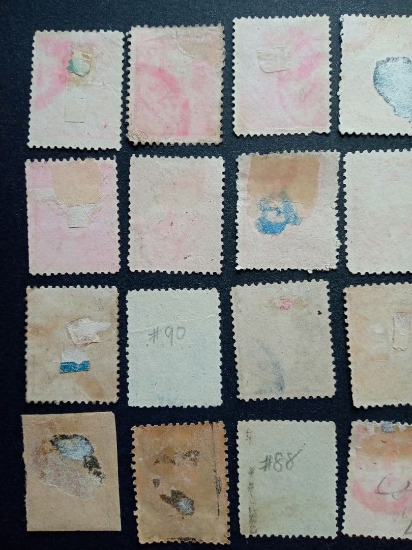 １８９６年発行レア　日清戦勝使用済２種２０枚