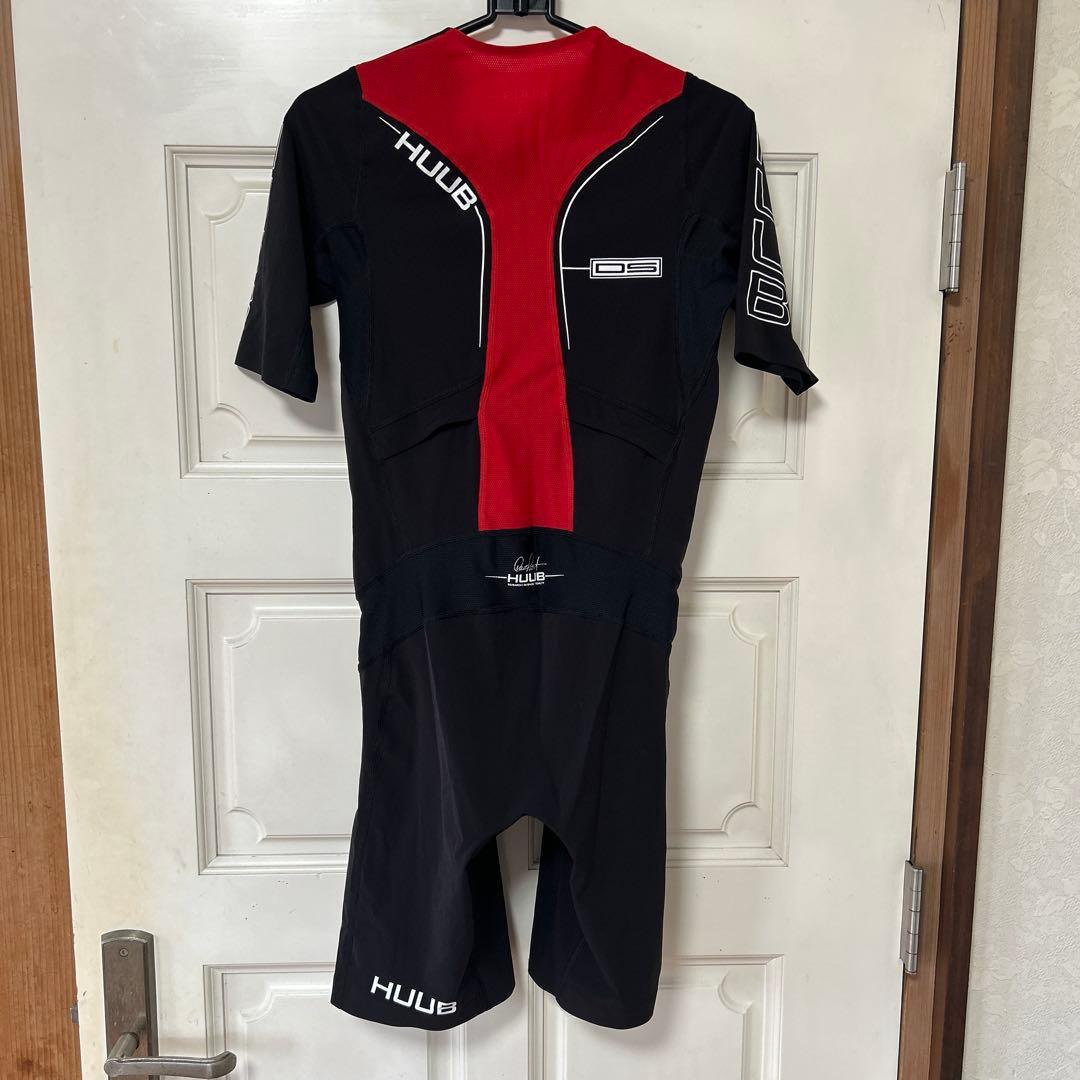 HUUB トライアスロンウェア 半袖 ブラック/レッド