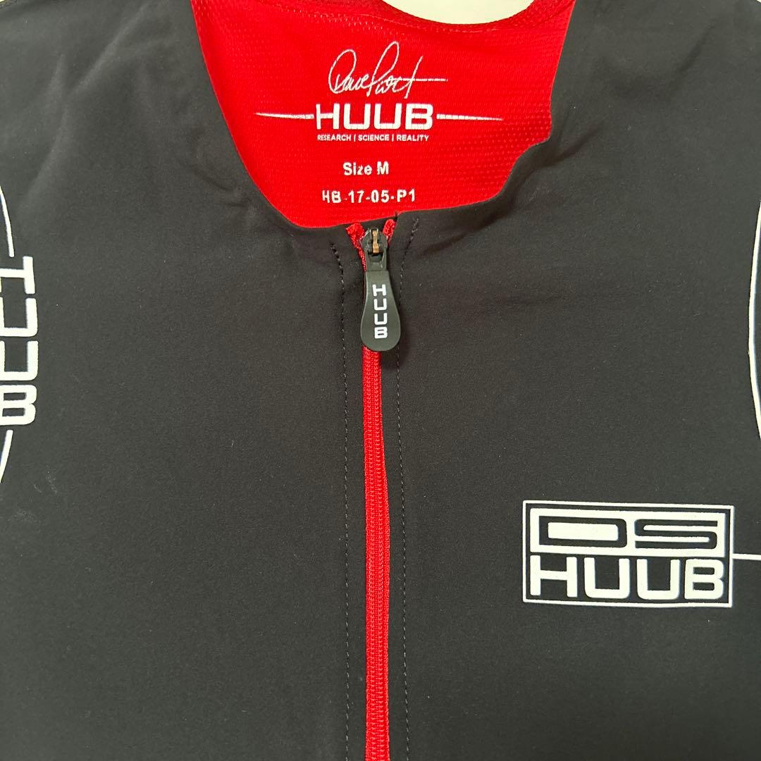 HUUB トライアスロンウェア 半袖 ブラック/レッド