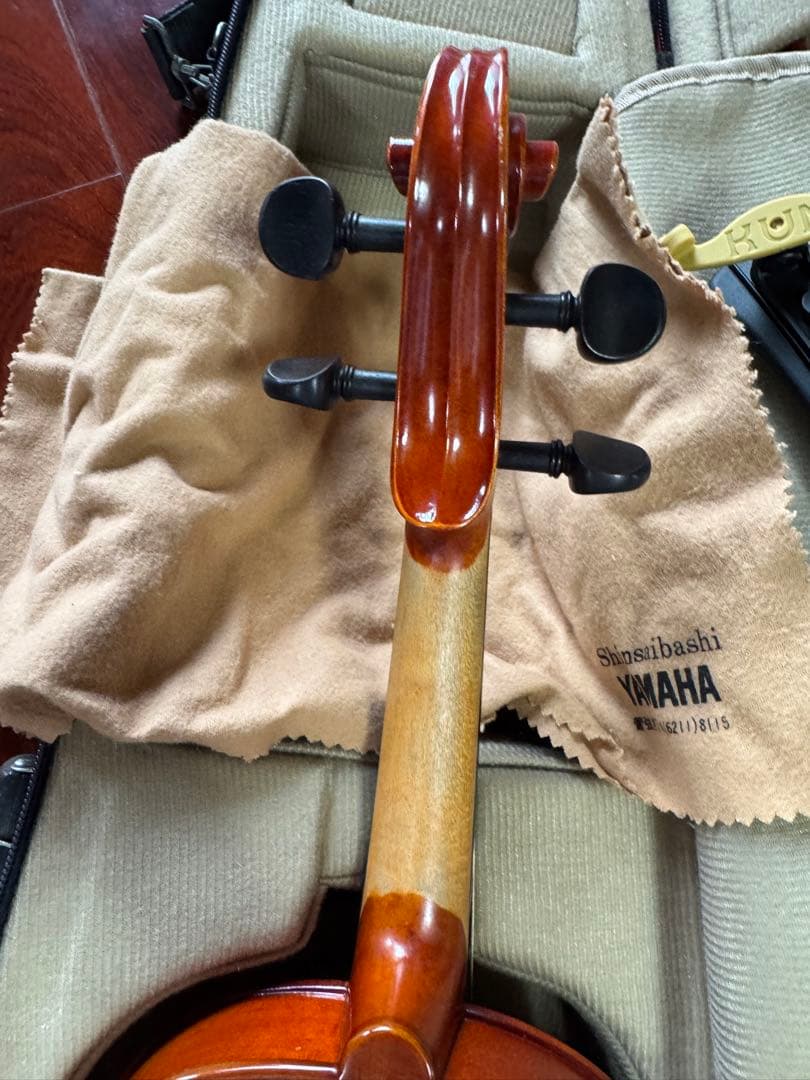 スズキ　バイオリン本体 木製 クロス付き　ケース