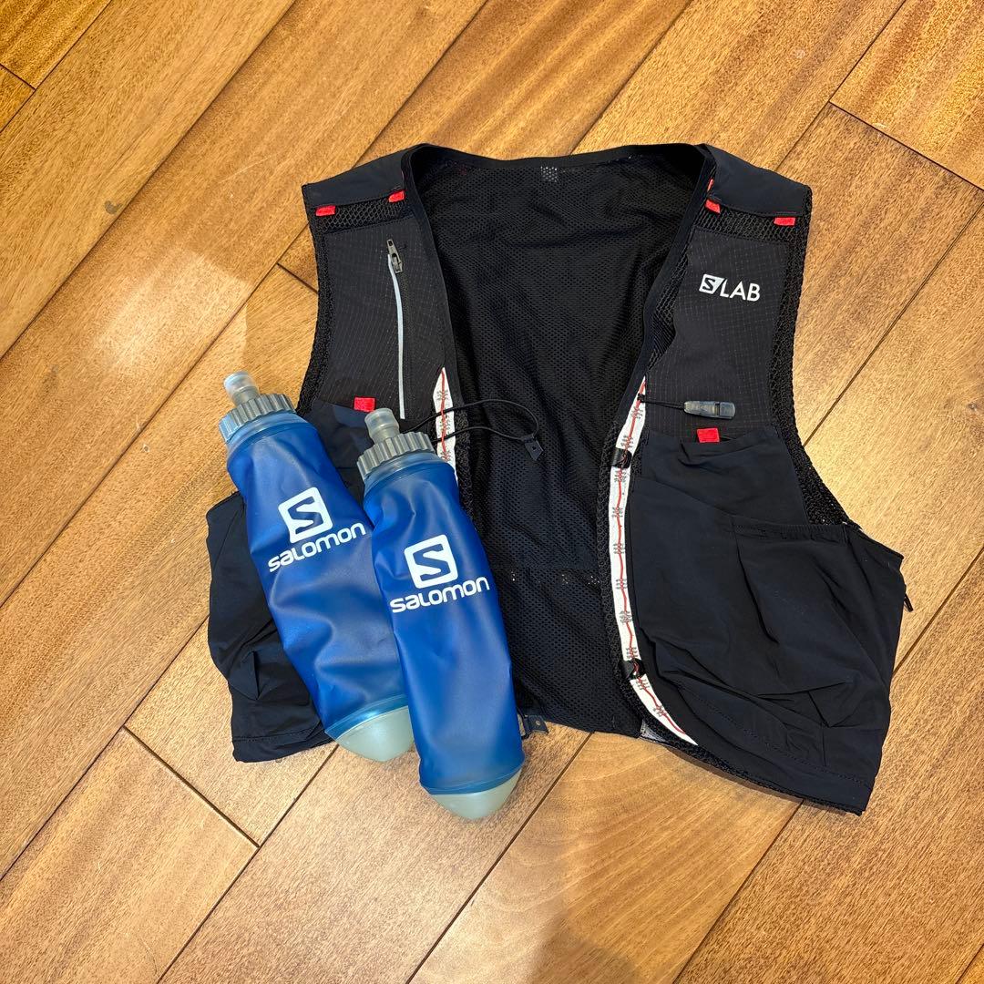 salomon SLAB ベスト 8L ボトル付き