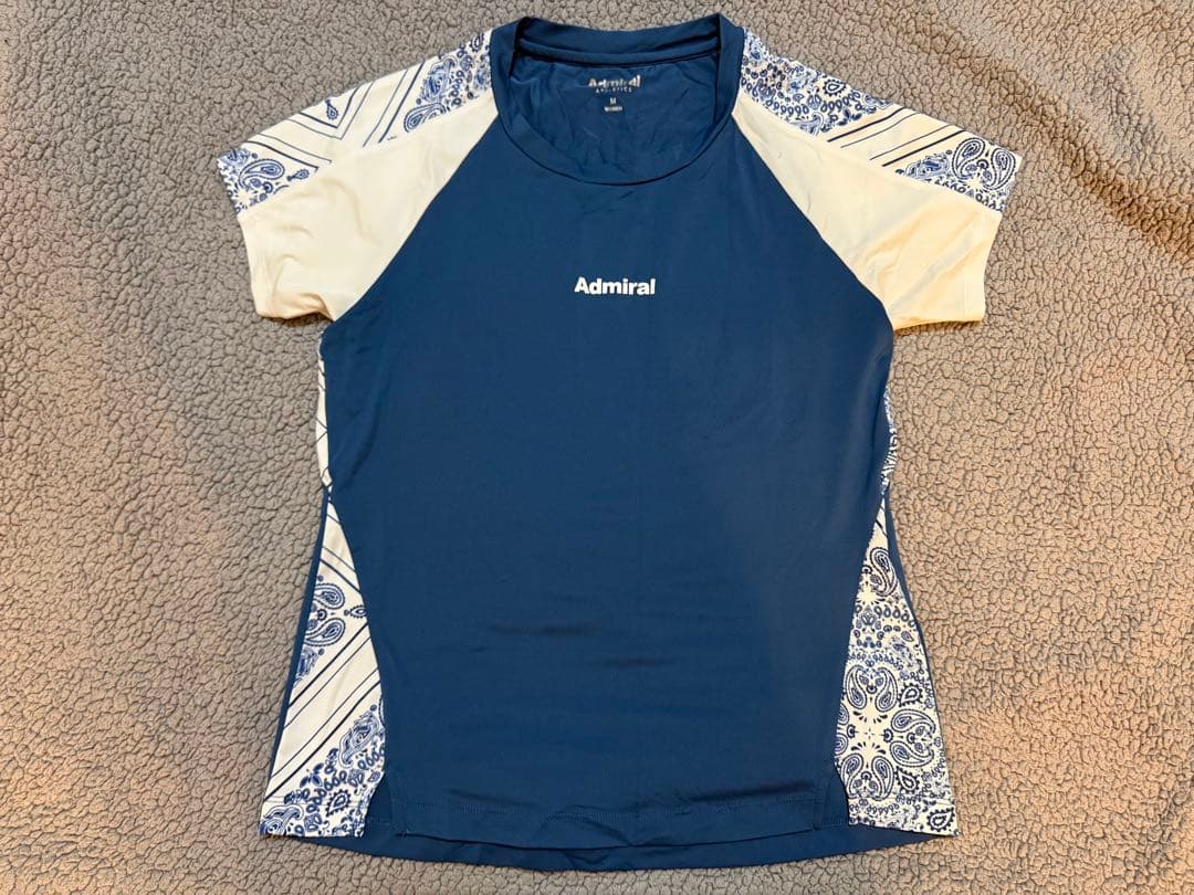 Admiral テニスウェア ペイズリー/ホワイト