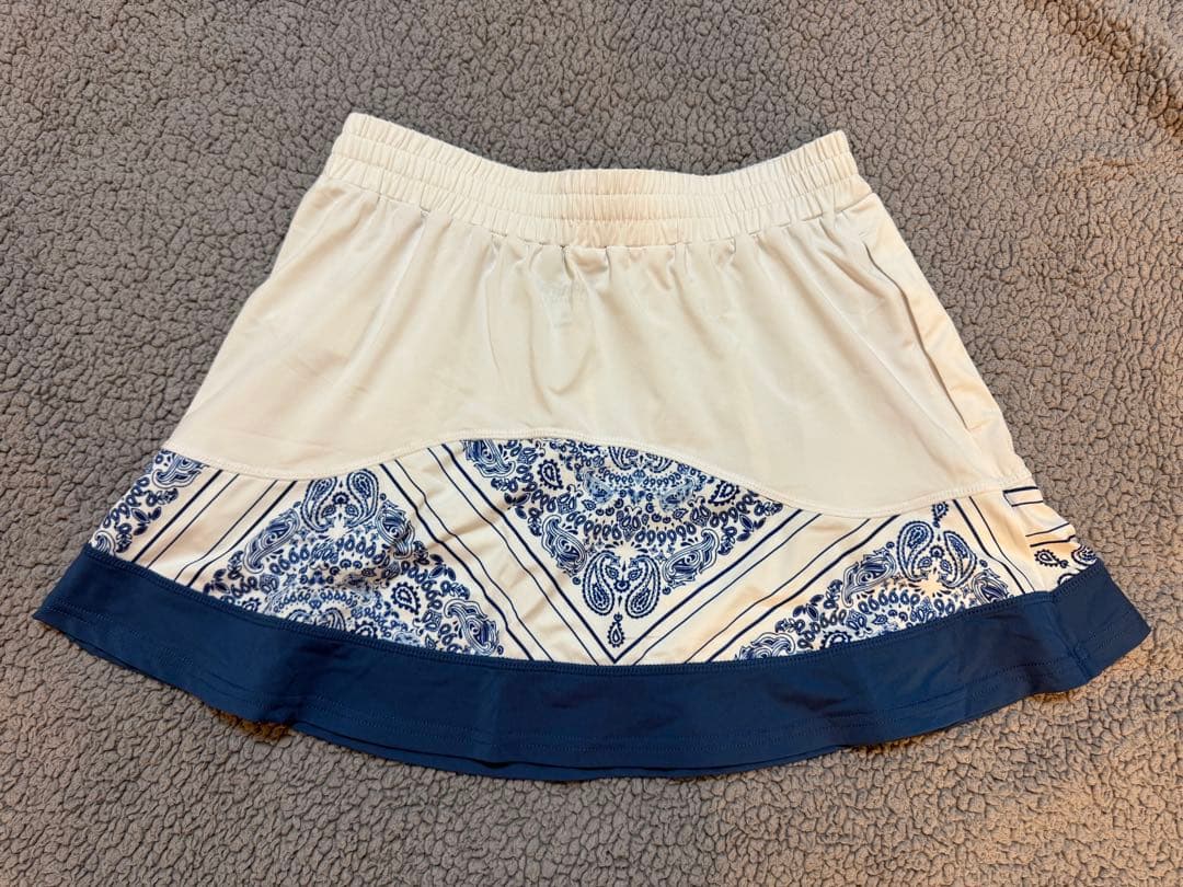 Admiral テニスウェア ペイズリー/ホワイト