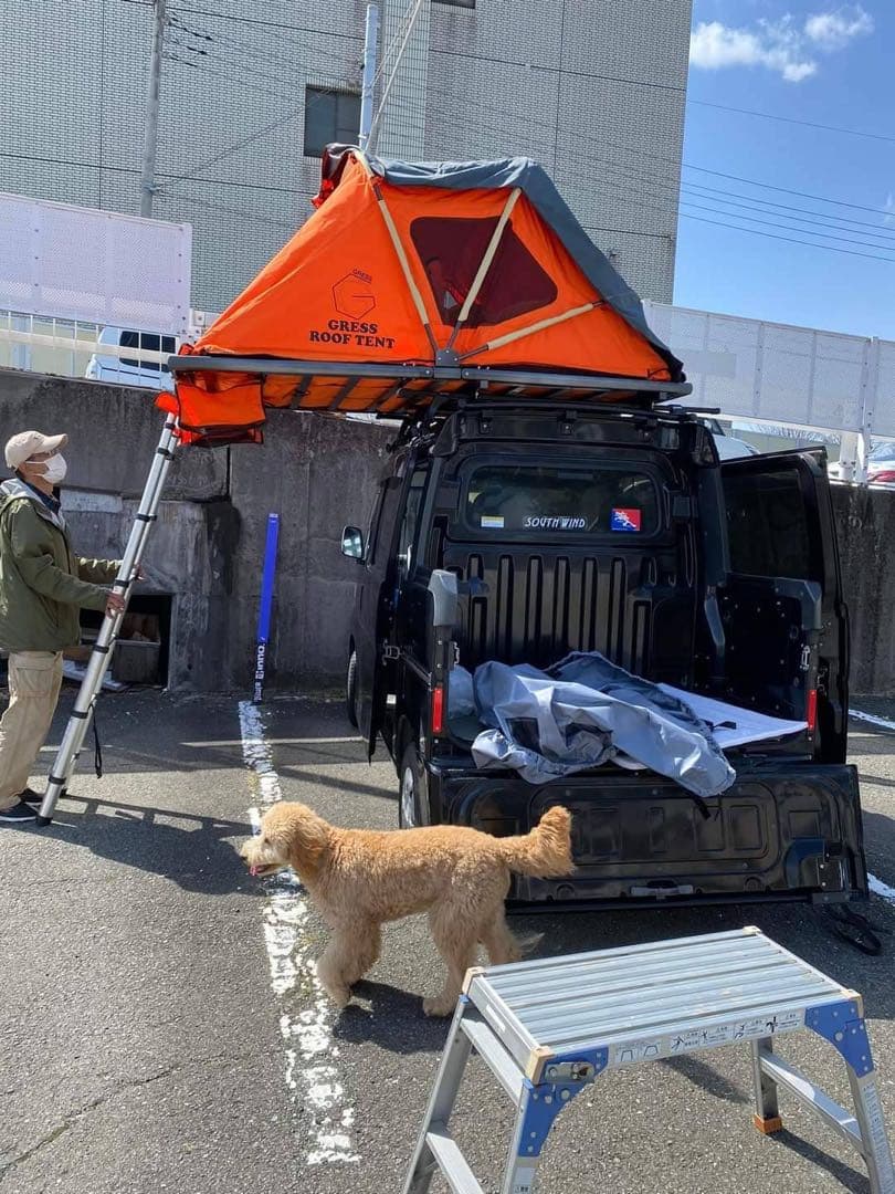 大幅値下げ！　　GRESS ROOF TENT ルーフテント オレンジ