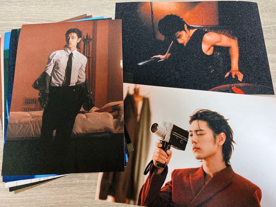 陳情令 肖戦GQキラキラ満天星A4ポスター8枚セット③