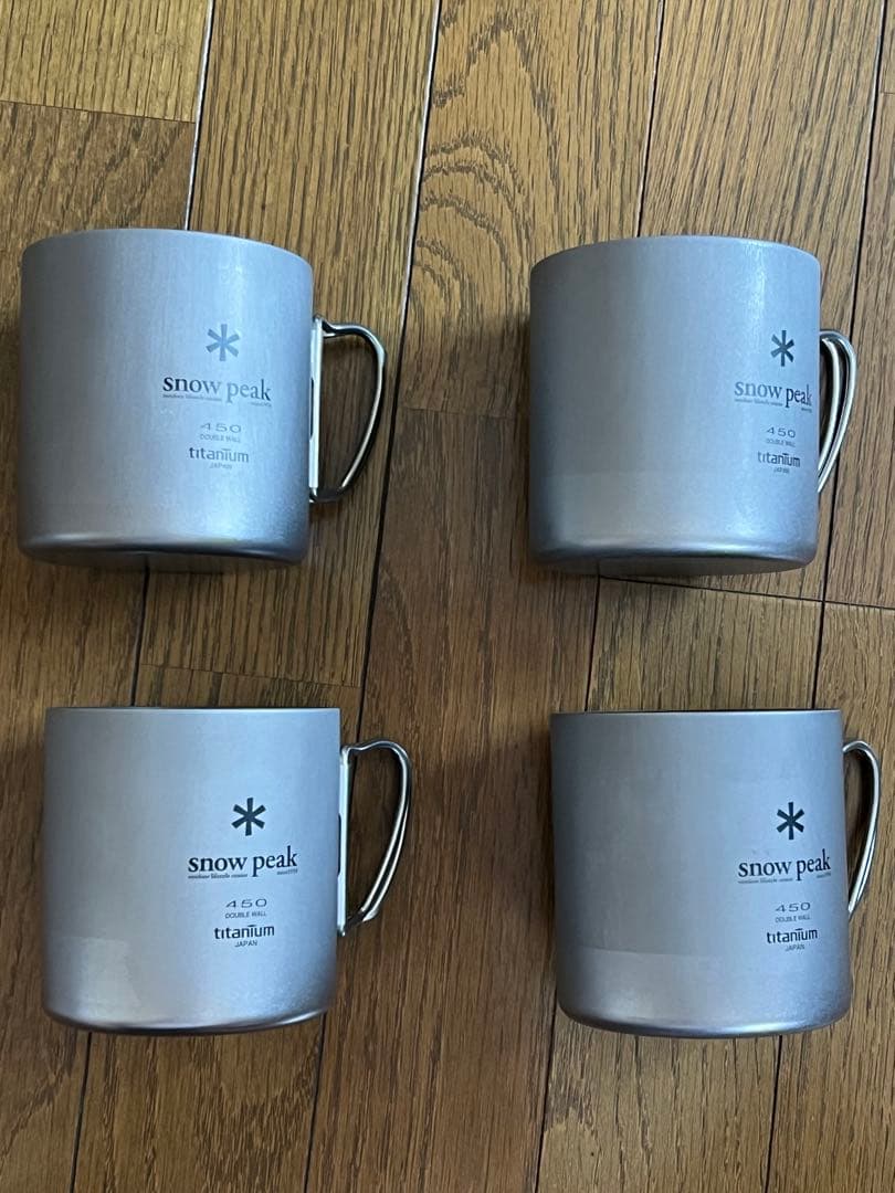 チタン製マグカップ 4個セット