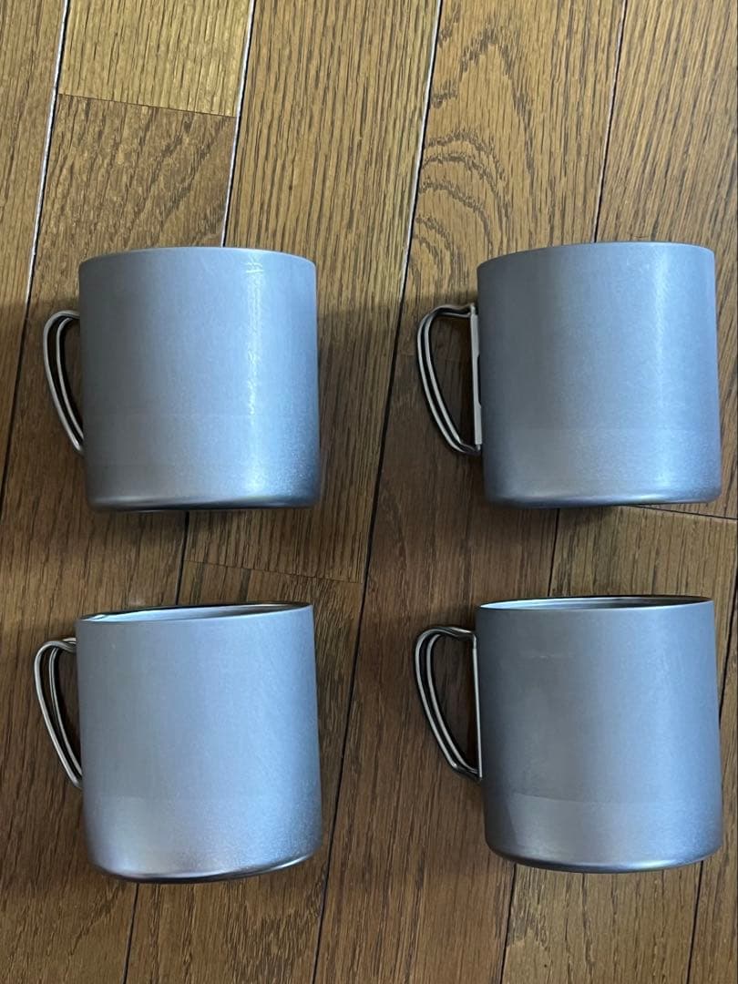 チタン製マグカップ 4個セット
