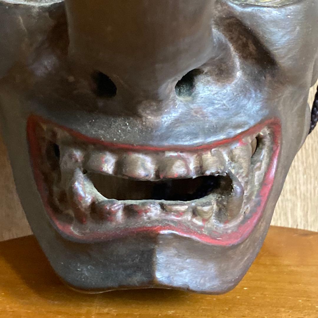 伝統的な日本の面 長い鼻　天狗