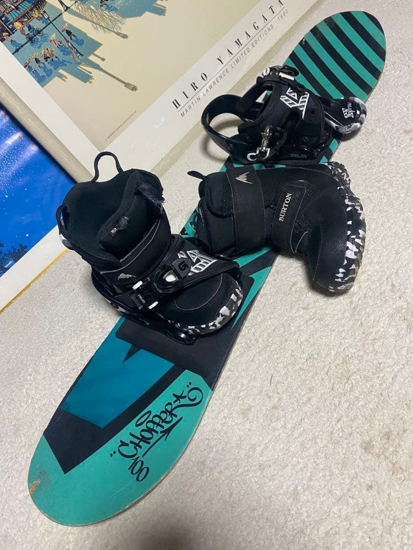 BURTON CHOPPER 100子供用板＋バインディングブーツ18.5cm