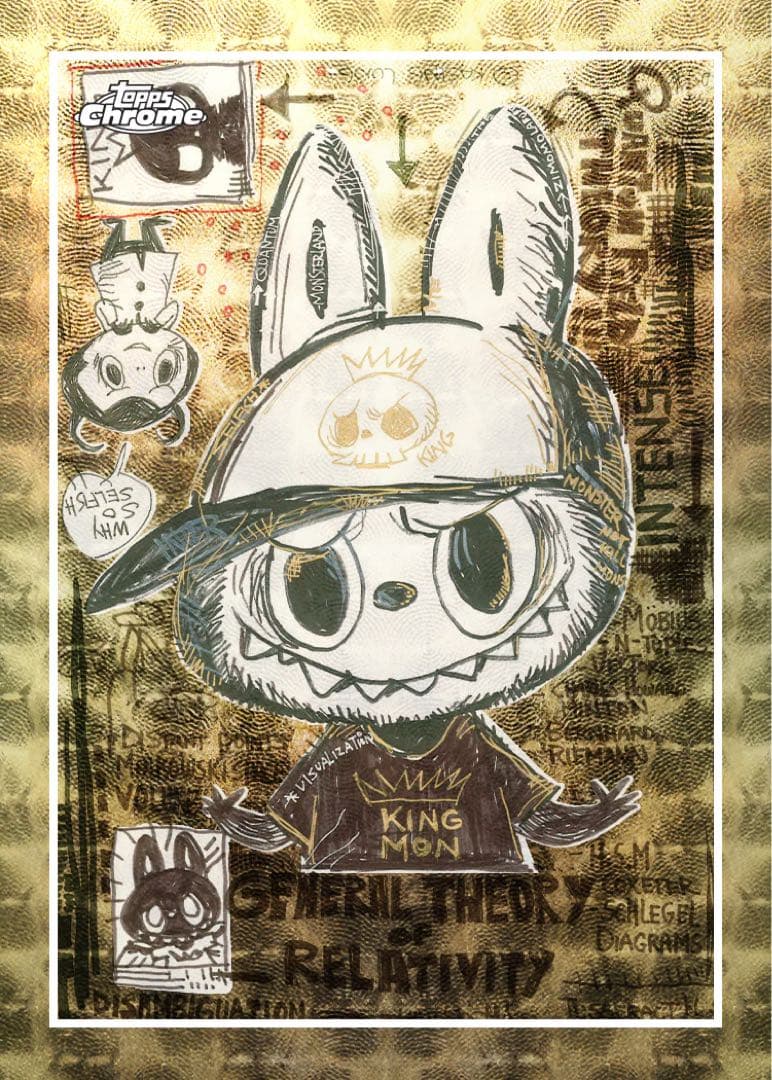 その他 2025 Topps Chrome Labubu 5 box