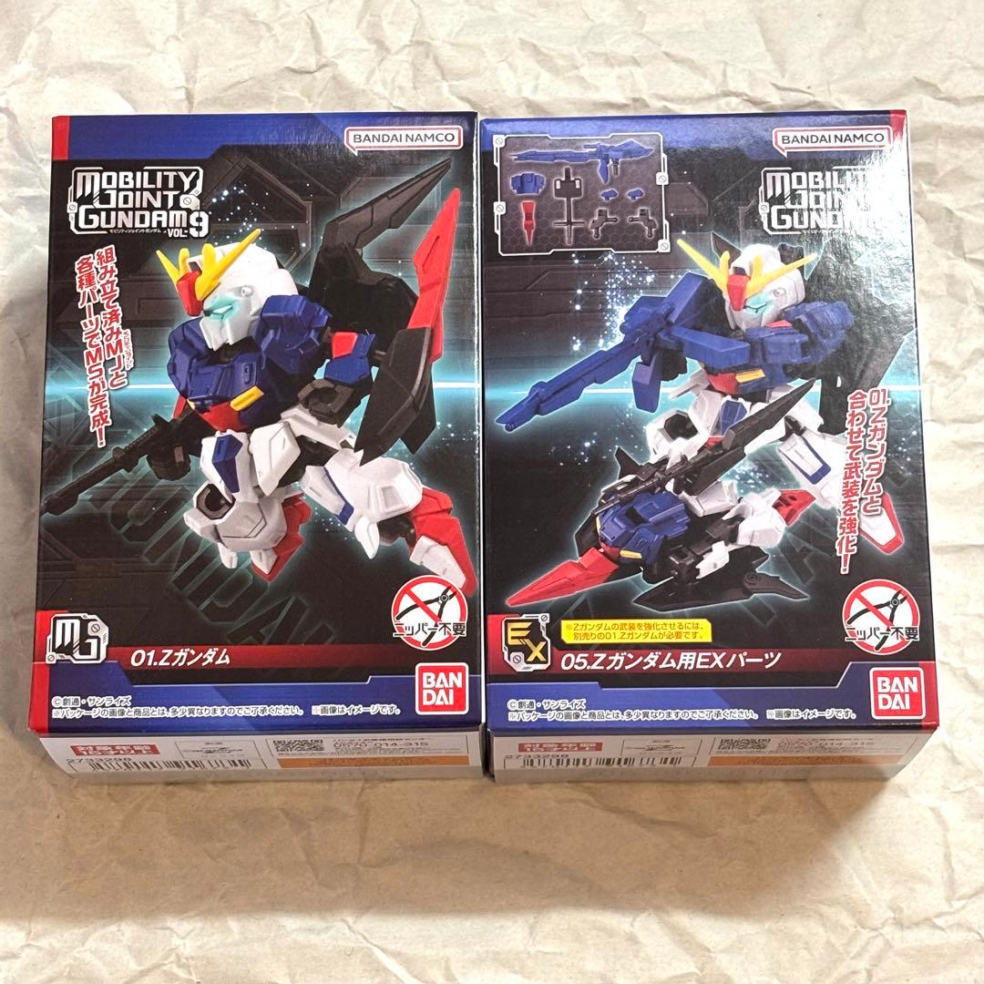 モビリティジョイントガンダム 9 Zガンダム ガンダムMk-Ⅱ 百式 キュベレイ