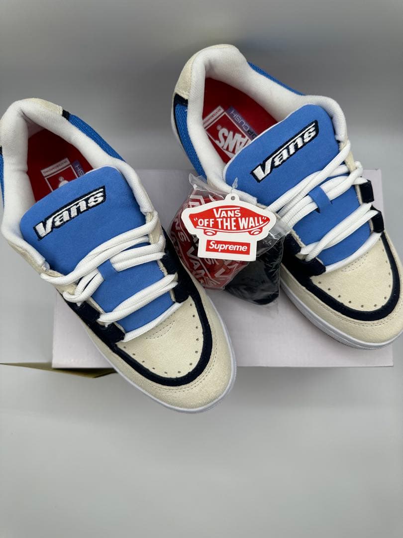 Supreme × Vans Speed \"Blue\" 27cm