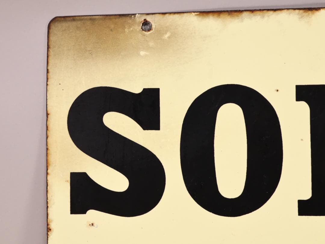 BK445　昭和レトロ　非売品 ノベルティ 看板 SONY　ソニーラジオ　激レア