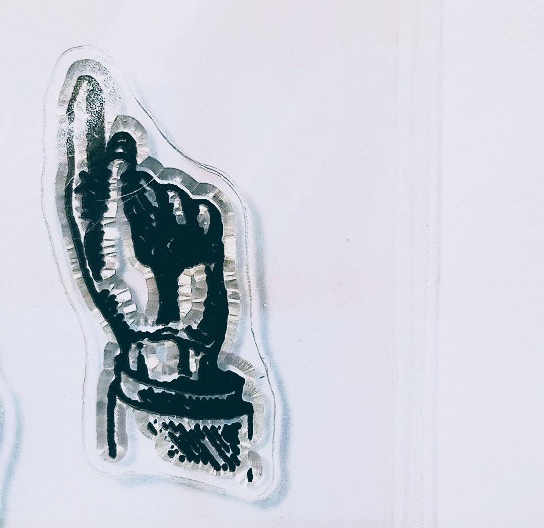 (101)【海外製 】クリアスタンプ ヴィンテージ 紳士 肖像画