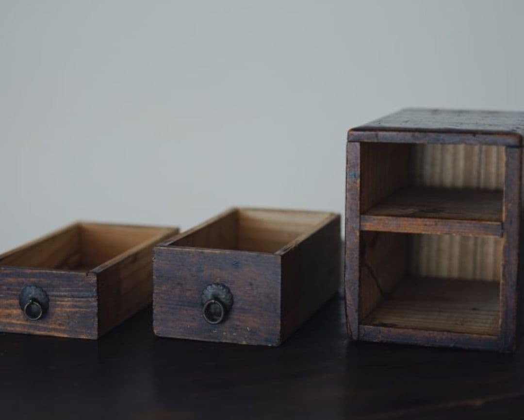 時代 小抽斗 古民芸 古道具 古民具 明治 大正