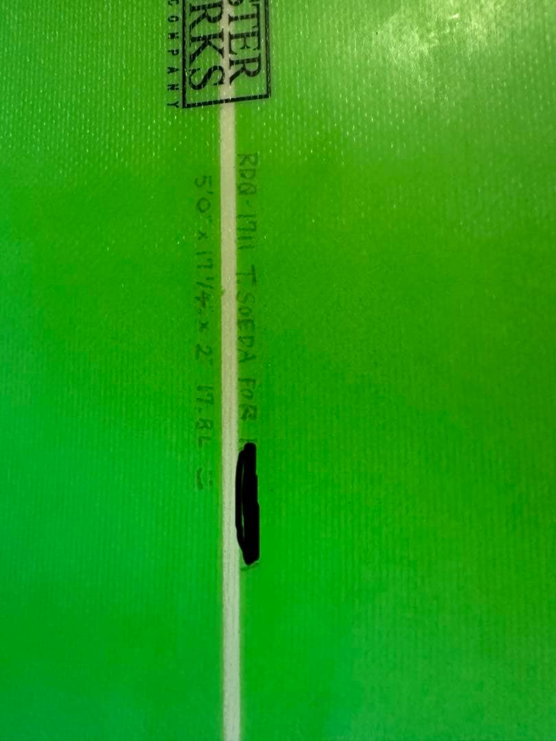 ロックダンス　キッズ用サーフボード5'0x17 1/4 x2'0 フィン付き