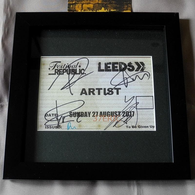 ONE OK ROCK ワンオクロック イギリス公演 パス メンバー直筆サイン