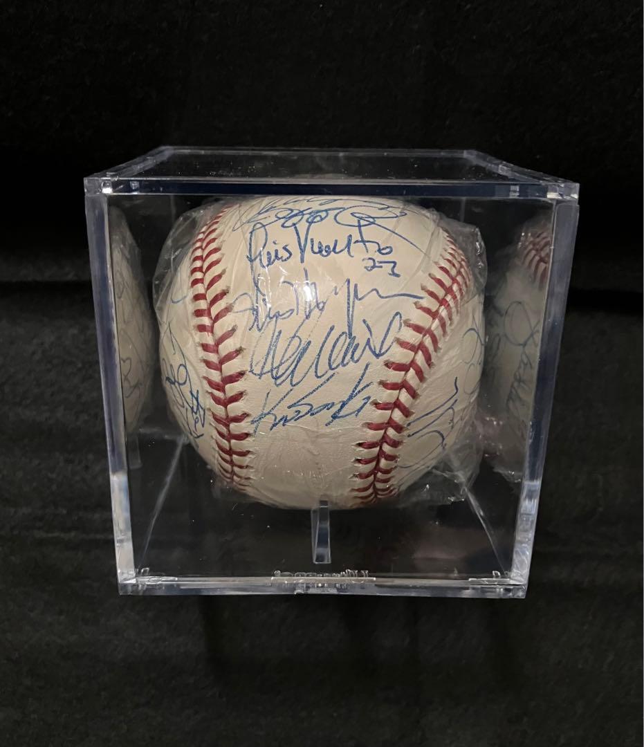 02年季 マリナーズチーム直筆サインボール イチロー・大魔神佐々木・長谷川滋利