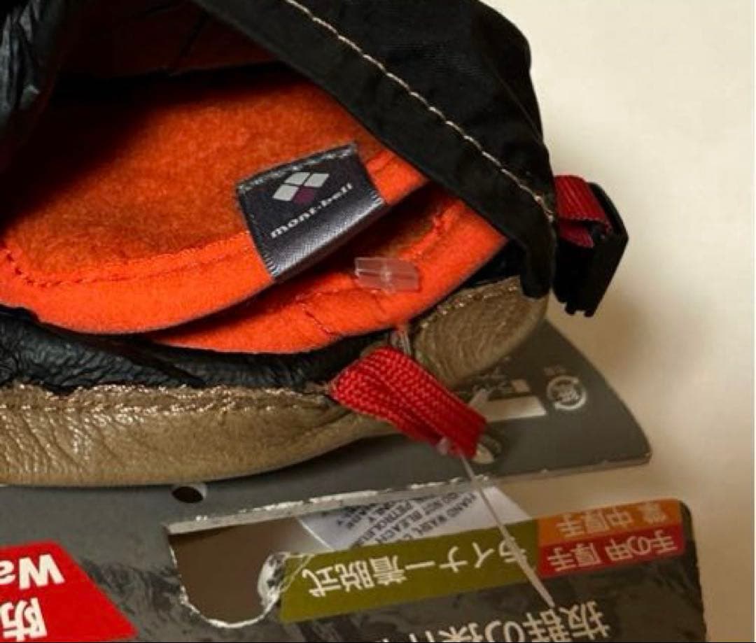 未使用 モンベル グローブ OutDry ウインター レザー レディース 手袋