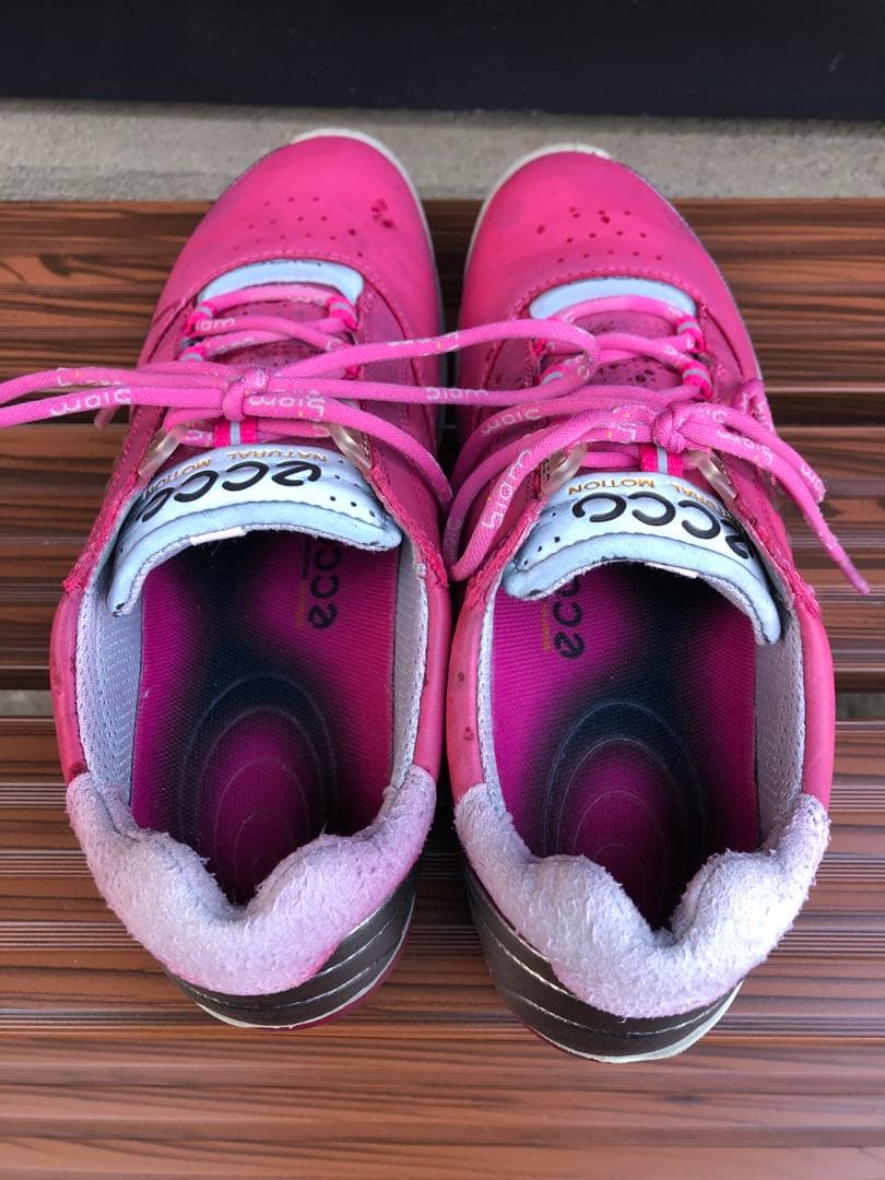 ECCOゴルフシューズ 36 23.0cm紐式 スパイクレス