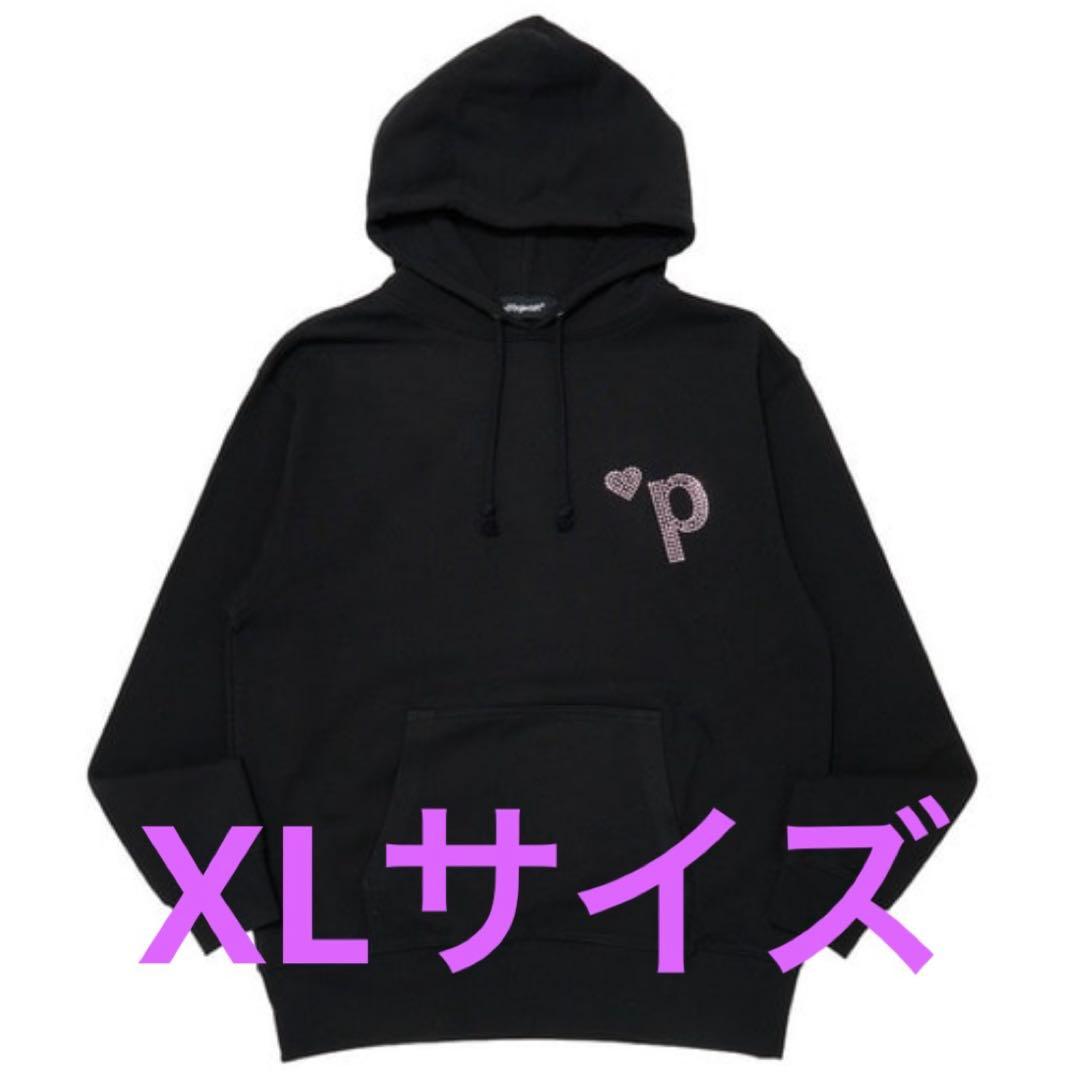 *p(R)ojectR® ラインストーンロゴフーディ XL