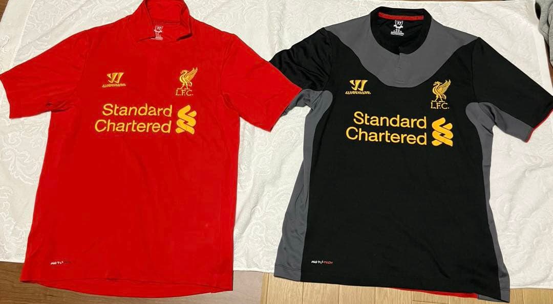 [希少] リバプールFC  & Away ユニフォームセット12-13期