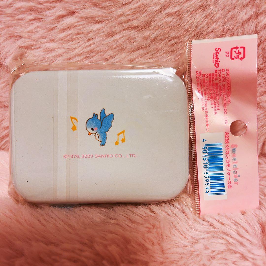 希少レア　ハローキティ　スウィートクローバー　メモ　ペン　缶　2003 サンリオ