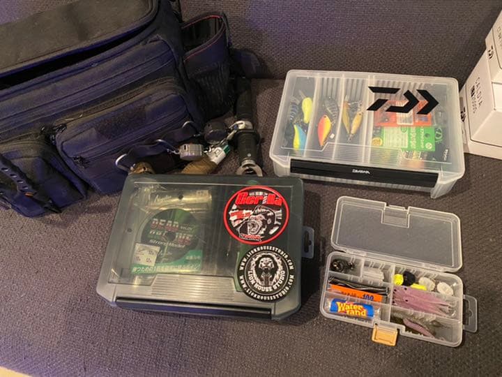 バス釣り　セット　スピニング　ベイト　ルアー　タモ　初心者　ダイワ