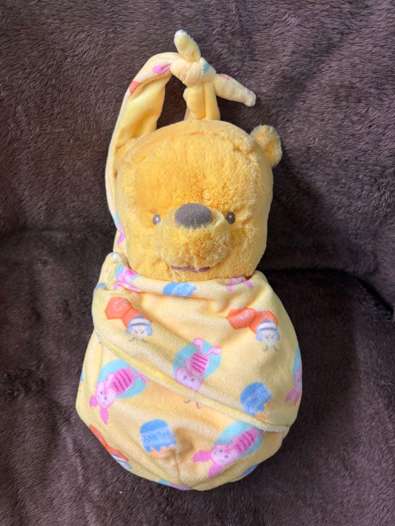 ディズニー プーさん おくるみ ぬいぐるみ